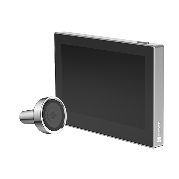 Imagen representativa de una mirilla digital con pantalla interior