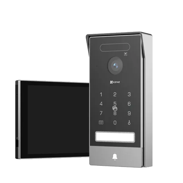 EZVIZ HP7 Pro 4K con placa biométrica y monitor táctil de 8 pulgadas