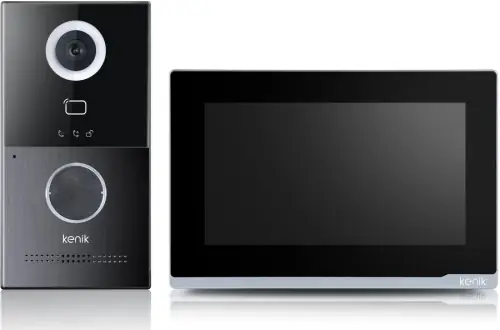 Kit KW02 de videoportero de dos hilos con monitor y placa exterior